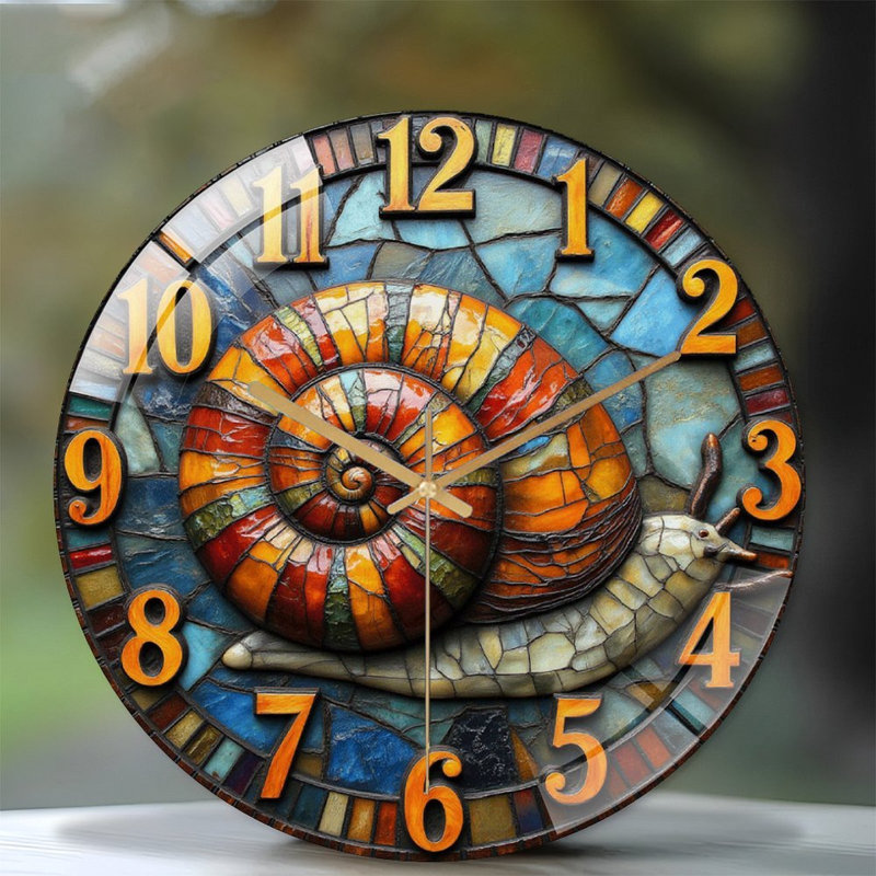 Horloge murale Snail