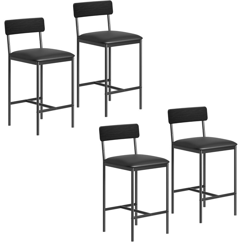 Upholstered Accent Chair, Black