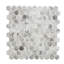Carreau de mosaïque en verre 1 po x 1 po Eterna Hex-119116833