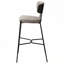 Ensemble de 2 tabourets de bar modernes élégants avec dossiers incurvés et repose-pieds géométriques-1917453810