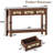 47.2" Console Table With 3 Rattan Drawers-1084763194