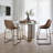 Parveena PU Leather Bar Stools With Back-1325406022-1326549736-1307983426