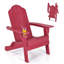 Chaise de patio pliable résistante aux intempéries avec porte-gobelet intégré-1557634412