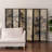 Amherst 94.6'' W x 68.9'' H 6 - Panel Solid Wood Folding Room Divider