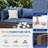 7 Piece Rattan Sectional Seating Group With Cushions-1144586464