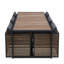 Pawni Teak 6 - Person Rectangular Outdoor Dining Set with Custom Cover