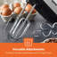 GEEPAS Electric Hand Mixer Electric Whisk with Storage Base 5-Speed