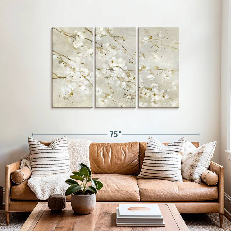 Harnek Soft Spring Blossoms, 36" H x 57" W