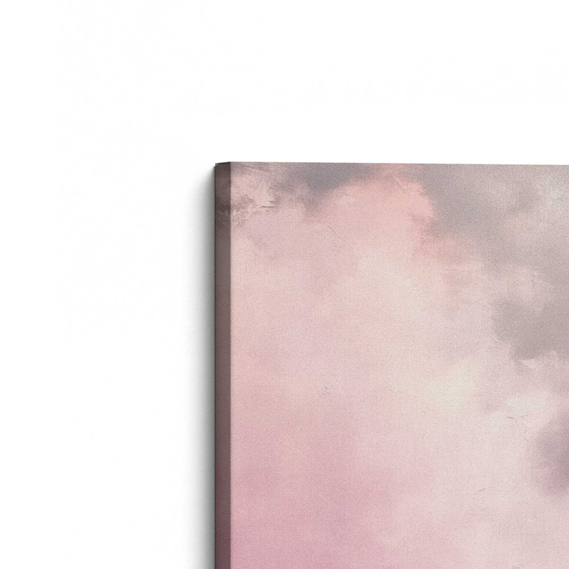 «Pastel Skyline v2», grande impression sur toile, H 54 po x l 36 po