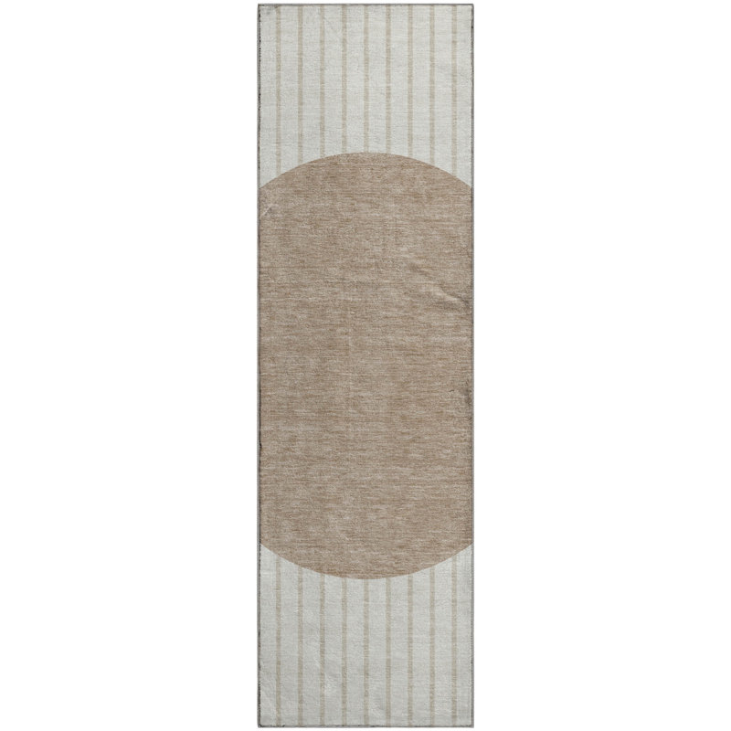 Premium Machine Washable Naglee AMF994 Stripes Rug, Runner 2'3" x 7'6"