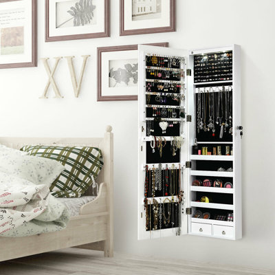 Argante 14'' Wide Over-the-Door Jewelry Armoire