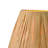 Metal Table Lamp Set with Natural Raffia Shade (LED Bulb Included)