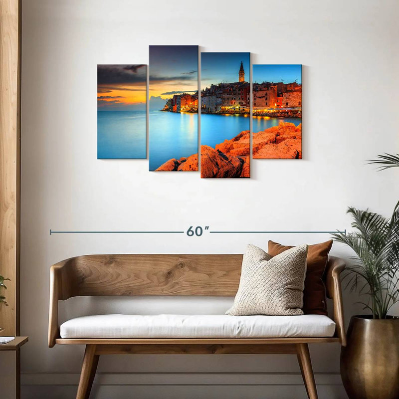Gillard, ville côtière de Rovinj, H 27 po x l 43 po