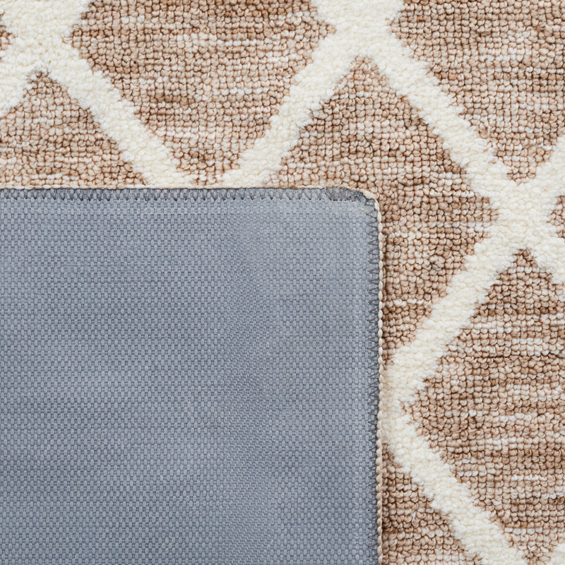 Tapis beige / ivoire Alaiza, Rectangle 6 pi x 9 pi