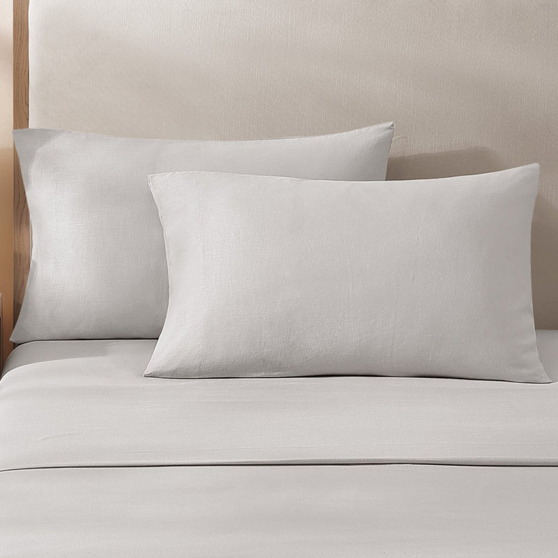 Cotton Linen Pillowcse Set Pillow Case, Moon, Standard