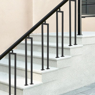 3 Pack Shape 36.02" Stair Balusters With Adjustable Top Bracket