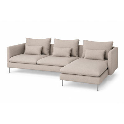 Canapé modulaire contemporain avec coussins