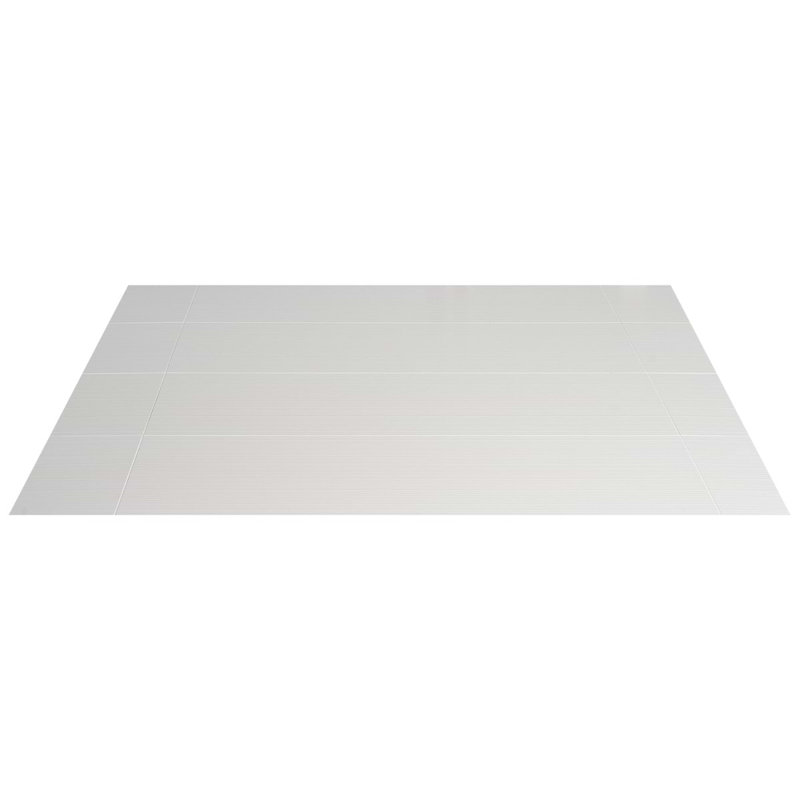 Reverb 12x36 3D Matte Ceramic Tile, Linear White