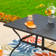Argyri 6 - Person Metal Patio Dining Set with Rectangular Table