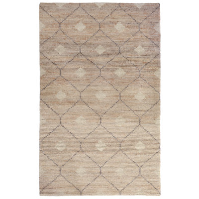 Reign Jute and Cotton Geometric Area Rug
