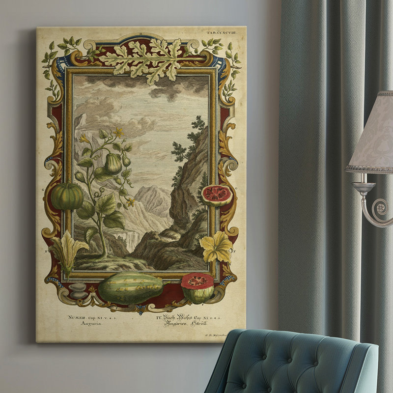 Genèse des fruits II - impression sur toile tendue, H 18 po x l 12 po x P 1 po