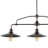 Aido 3 - Light Oil Rubbed Bronze Kitchen Island Pendant
