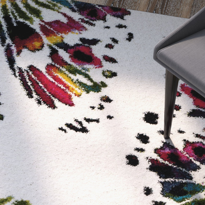 Helmuth Shag Performance Animal Print Rug, Runner 2'3" x 8'