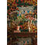 Papier peint à motif animalier abstrait mural éclectique