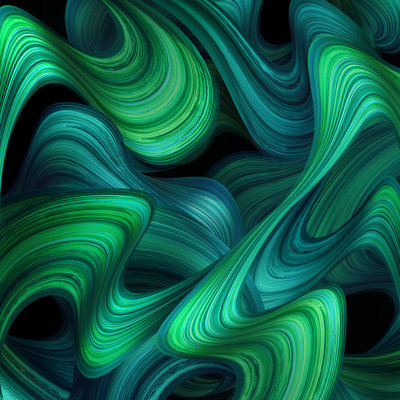 Rendu 3D abstrait Tiffny