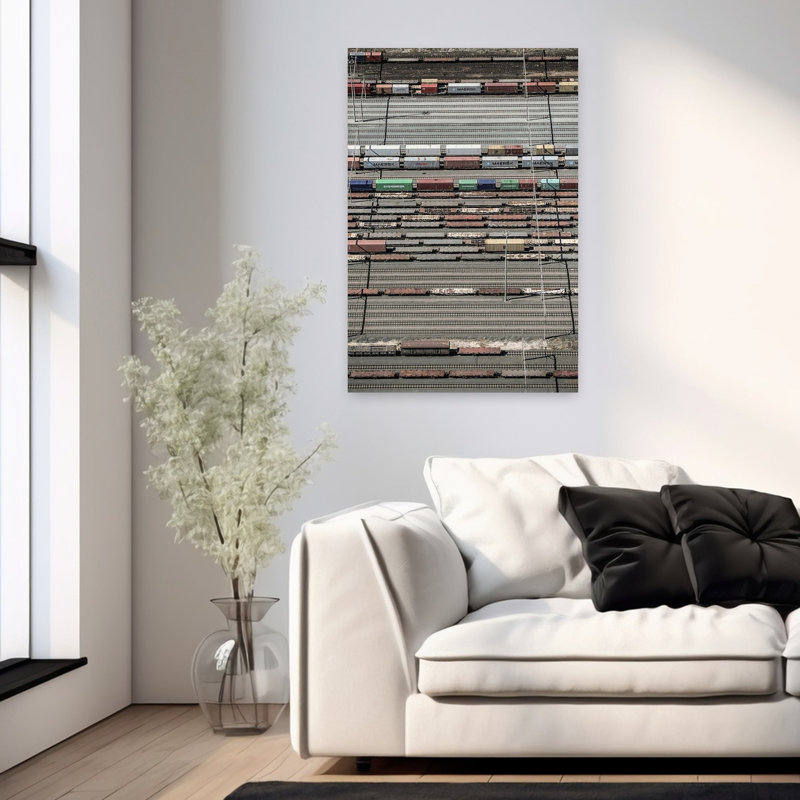 Art contemporain Art contemporain, H 36 po x l 24 po