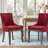 Bronze Nail Head Upholstered Side Dining Chair-1224793321