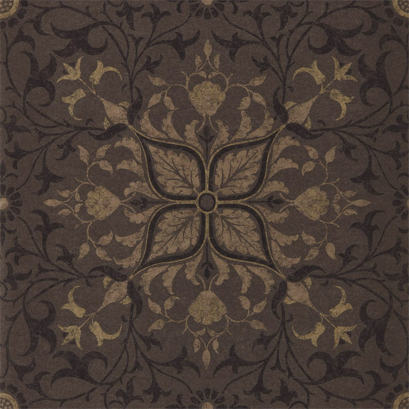 Pure Net Ceiling Wallpaper, Charcoal/Gold