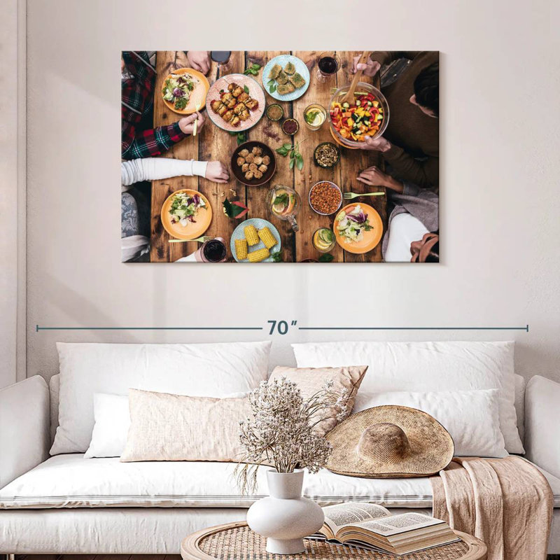 Yarlin Cozy Rustic Dinner, 30" H x 45" W
