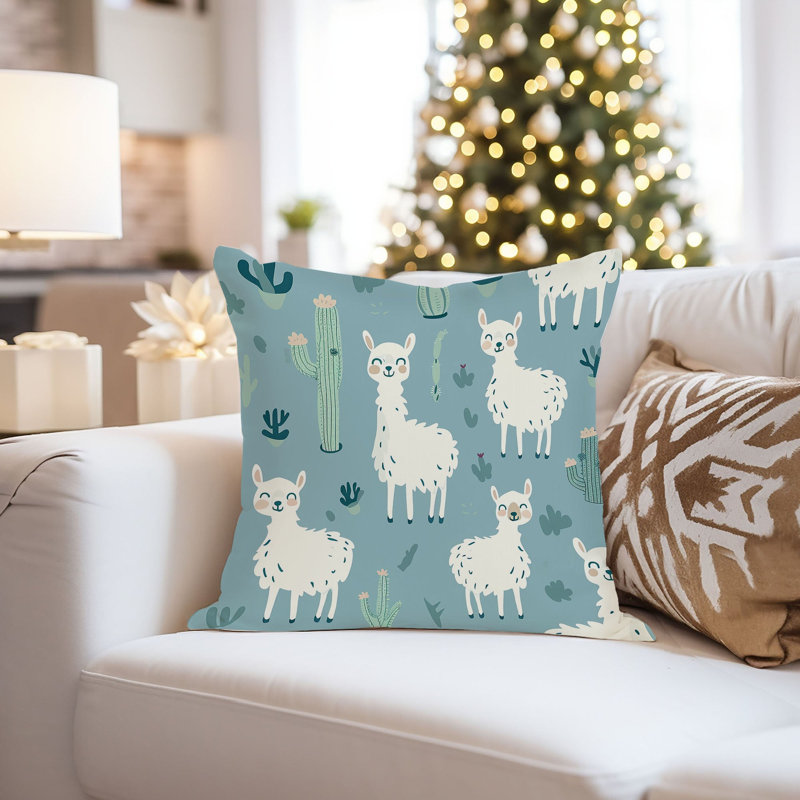 Animals Llama Pattern I Modern