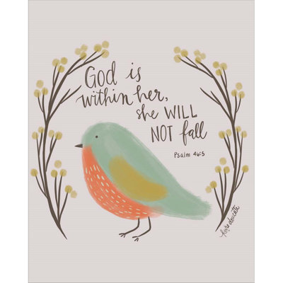 God Is Within Her by Katie Doucette - Wrapped Canvas Print