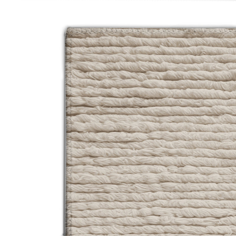 Tapis beige uni d'intérieur et d'extérieur, Rectangulaire 2 pi x 3 pi