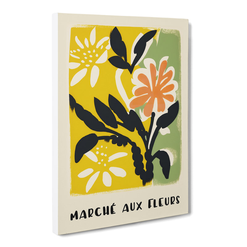 XMKTMKT-336 French Flower Market Exhibition No.3 - Wrapped Canvas Print, 50cm H x 35cm W x 3cm D