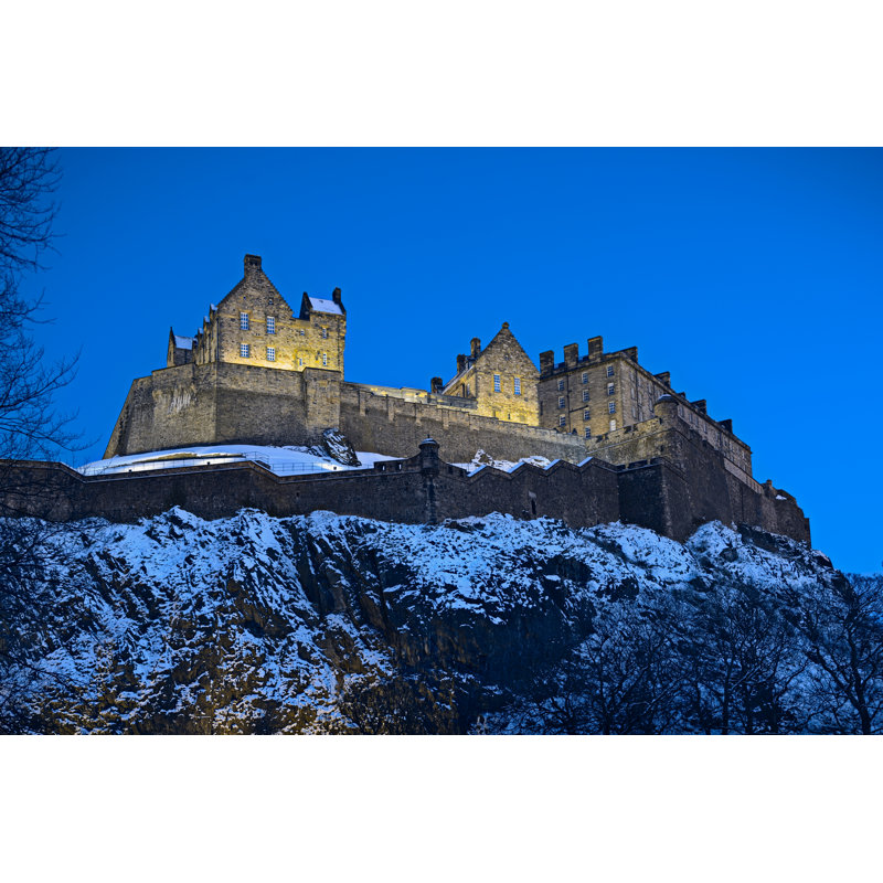 Edinburgh Castle, Scotland by Godrick - Wrapped Canvas Photograph, 51cm H x 76cm W