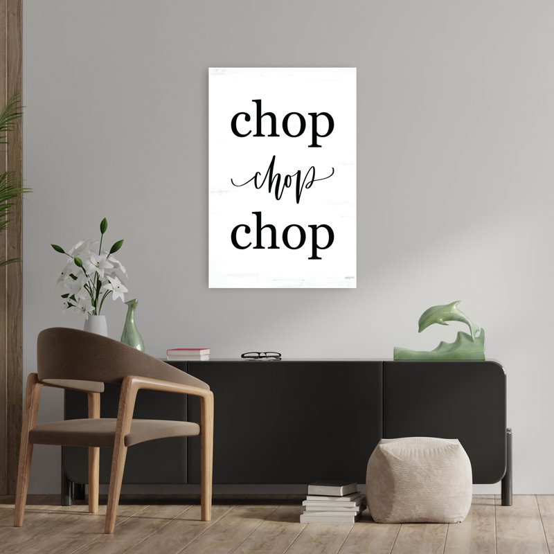 Art contemporain Chop Chop Chop, H 36 po x l 24 po