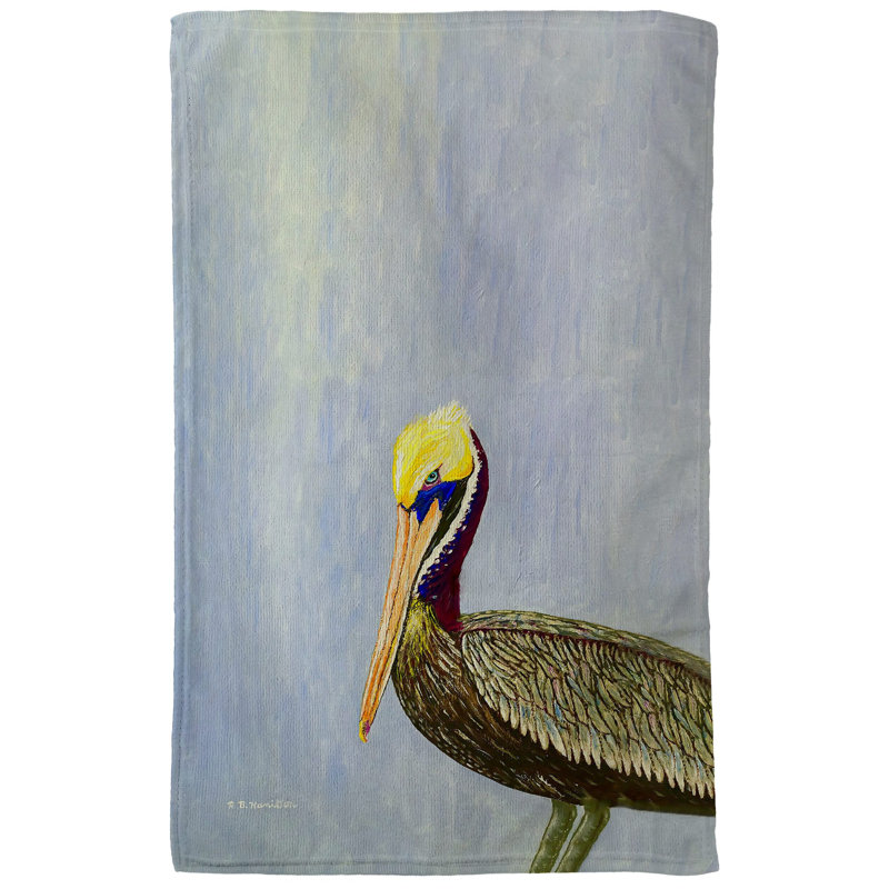 Pelican Portrait Kitchen Towel