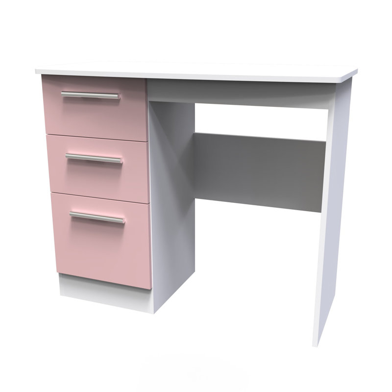 Borgeson Dressing Table, Kobe Pink/White