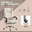 Chaise de bureau en microfibre Vinsetto