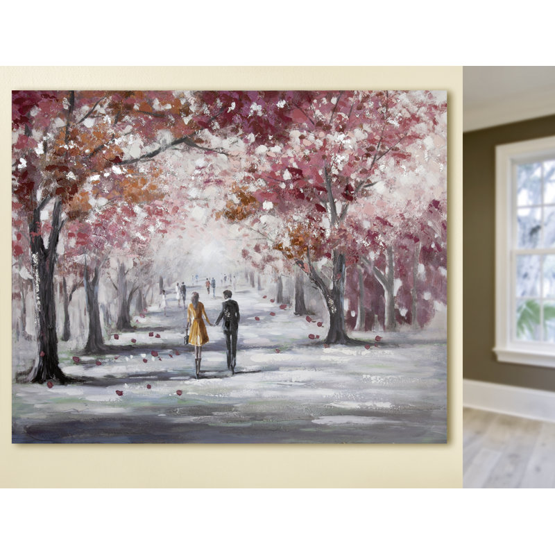Walking Tour - Wrapped Canvas Painting