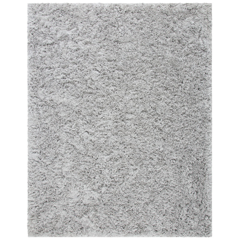 Ingris Ocean Shag Hand Tufted Performance Solid Color Rug, Rectangle 8' x 10'