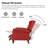 Amaira 34.5'' Wide Genuine Leather Manual Wing Chair Recliner (Set of 2)-67306415