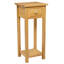 Frazier Solid Wood Oak Plant Stand 1 Tier