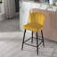 Catharina Upholstered Counter Stool with Metal Frame-2035920788
