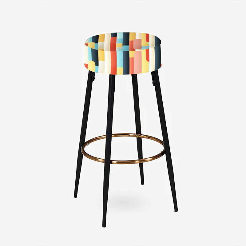 Ensemble de 2 tabourets de bar pastel