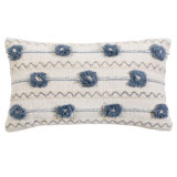 Izzy Pom-poms Feather Throw Pillow