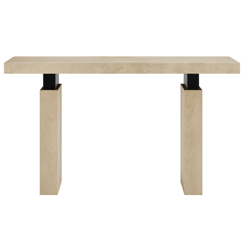 Console rectangulaire en bois Piston